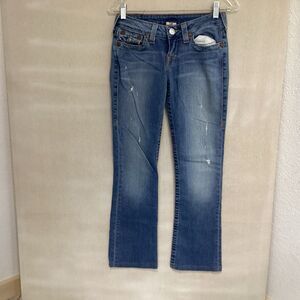 true religion jeans women26 hi rise boot blue WAK564E84 Y2K (altered)